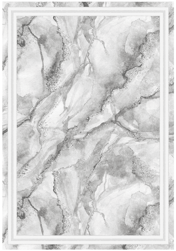 Wilton-Teppich - Attika (grau/weiß) (Größe: 200 x 280 cm)