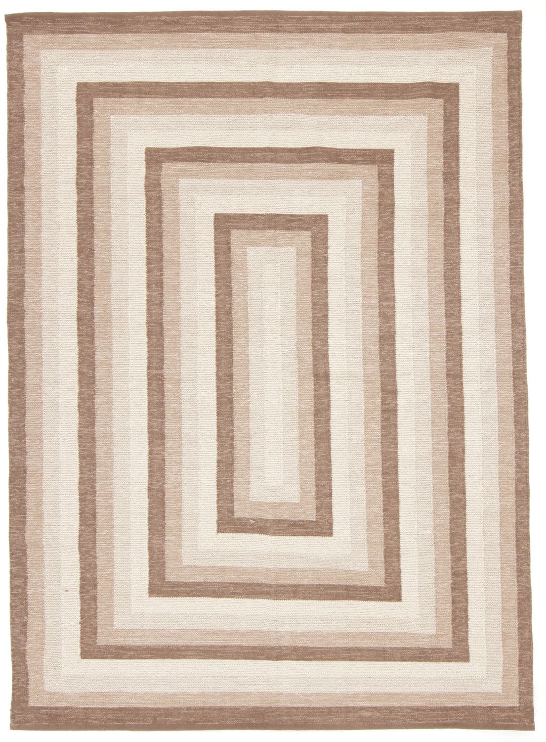 Flickenteppich - Chania (beige) (Größe: 60 x 110 cm)