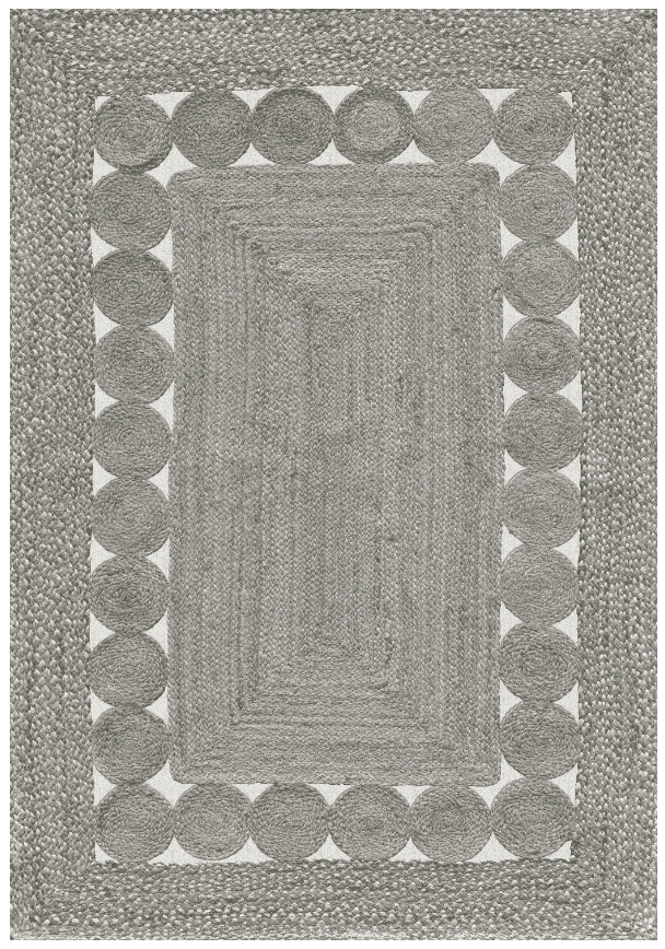 Wilton-Teppich - Bellezza (grau) (Größe: 160 x 230 cm)