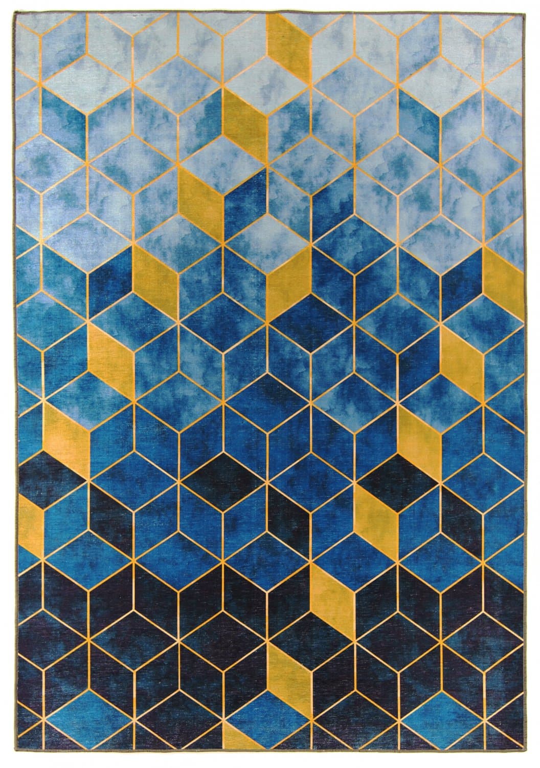 Wilton-Teppich - Brigooda (blau) (Größe: 200 x 280 cm)
