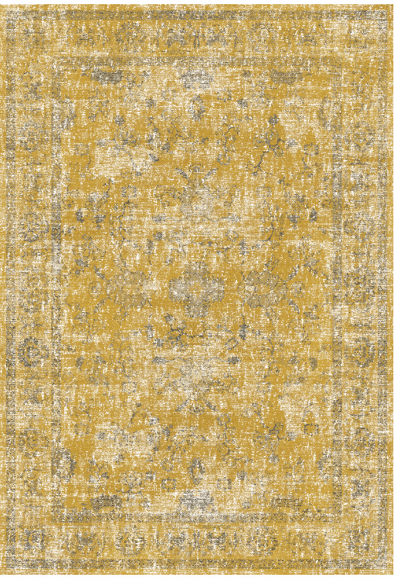 Wilton-Teppich - Gombalia (gelb) (Größe: 160 x 230 cm)