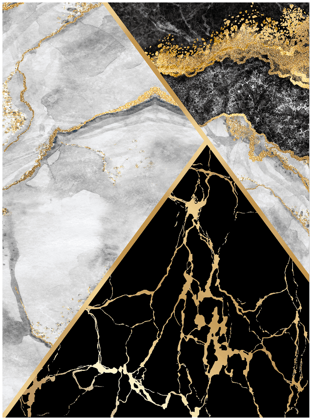 Wilton-Teppich - Cassa (grau/schwarz/gold) (Größe: 200 x 280 cm)