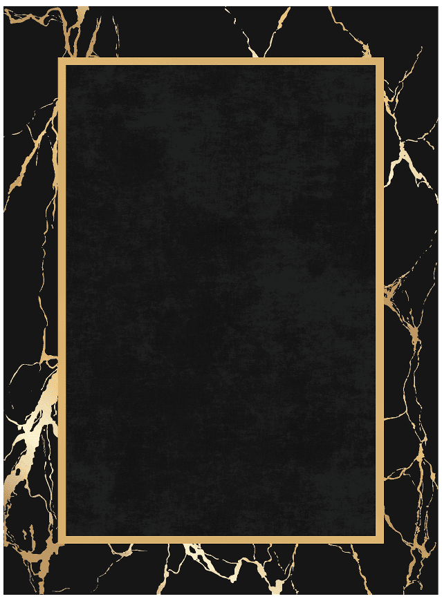 Wilton-Teppich - Cerasia (schwarz/gold) (Größe: 200 x 280 cm)