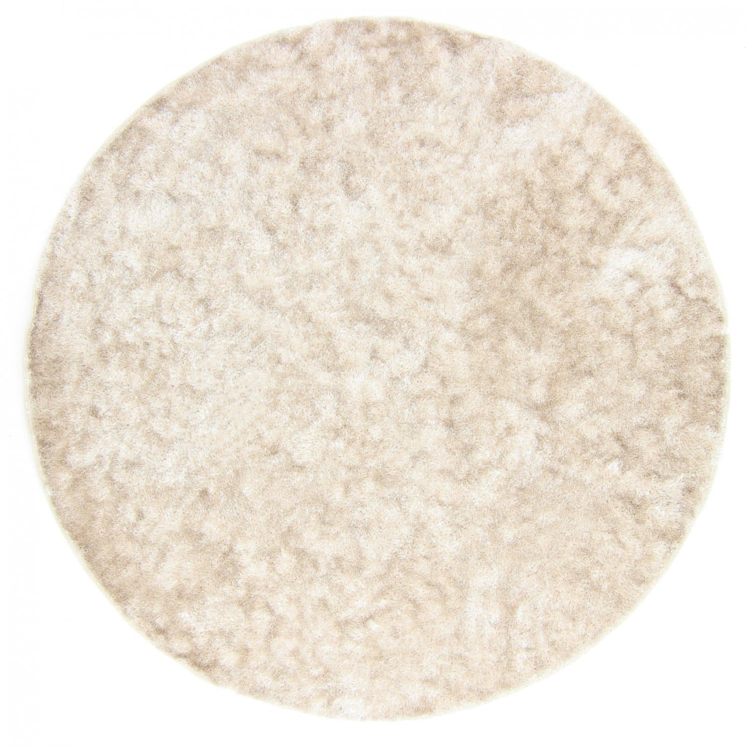 Runde Teppiche - Cosy (beige) (Größe: Ø 160 cm)