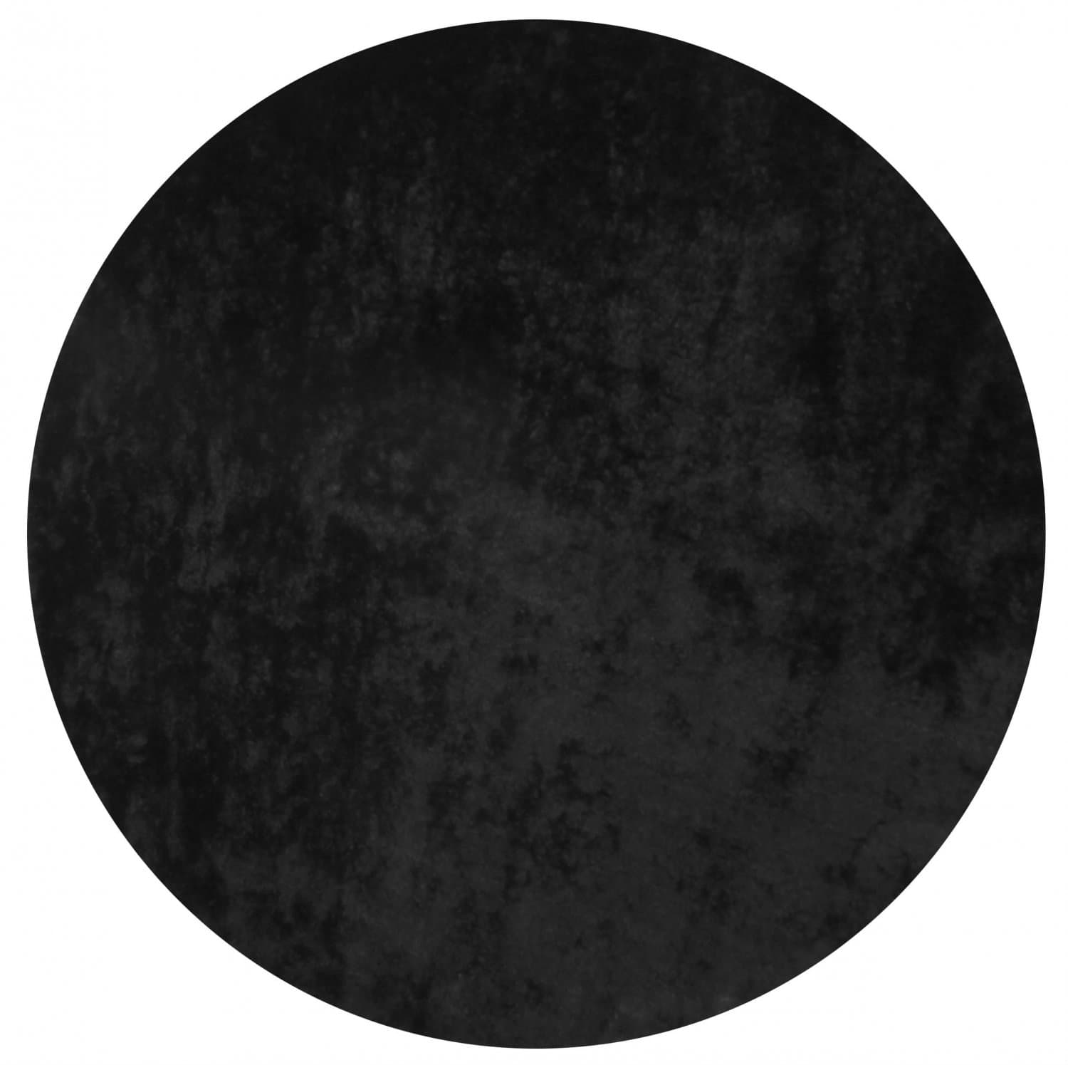 Runde Teppiche - Cosy (schwarz) (Größe: Ø 200 cm)