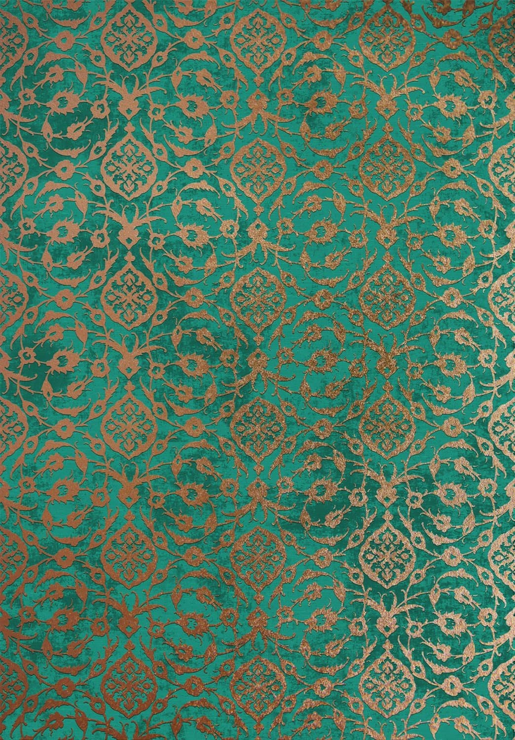 Wilton-Teppich - Palazzo (türkis) (Größe: 200 x 280 cm)