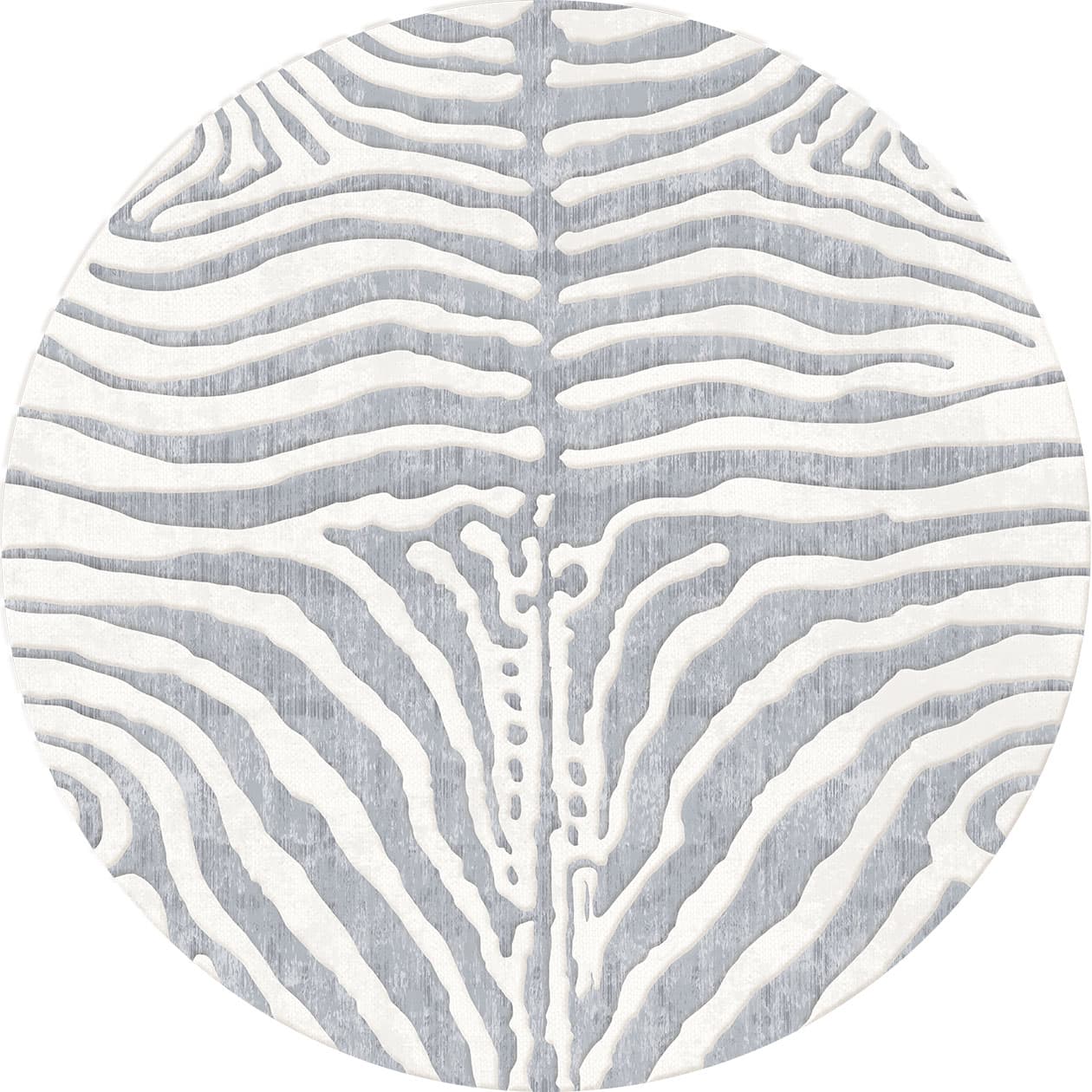 Rund Teppich - Zebra (Größe: Ø 160 cm)