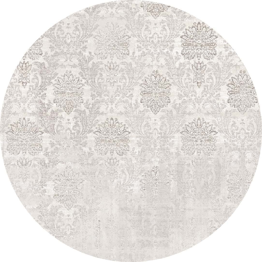 Rund Teppich - Abyar (grau) (Größe: Ø 200 cm)