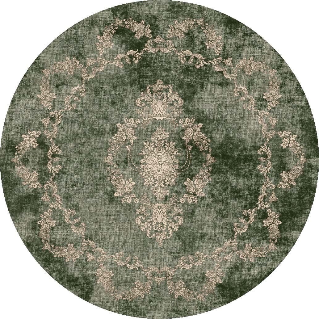 Rund Teppich - Taknis (grün) (Größe: Ø 160 cm)