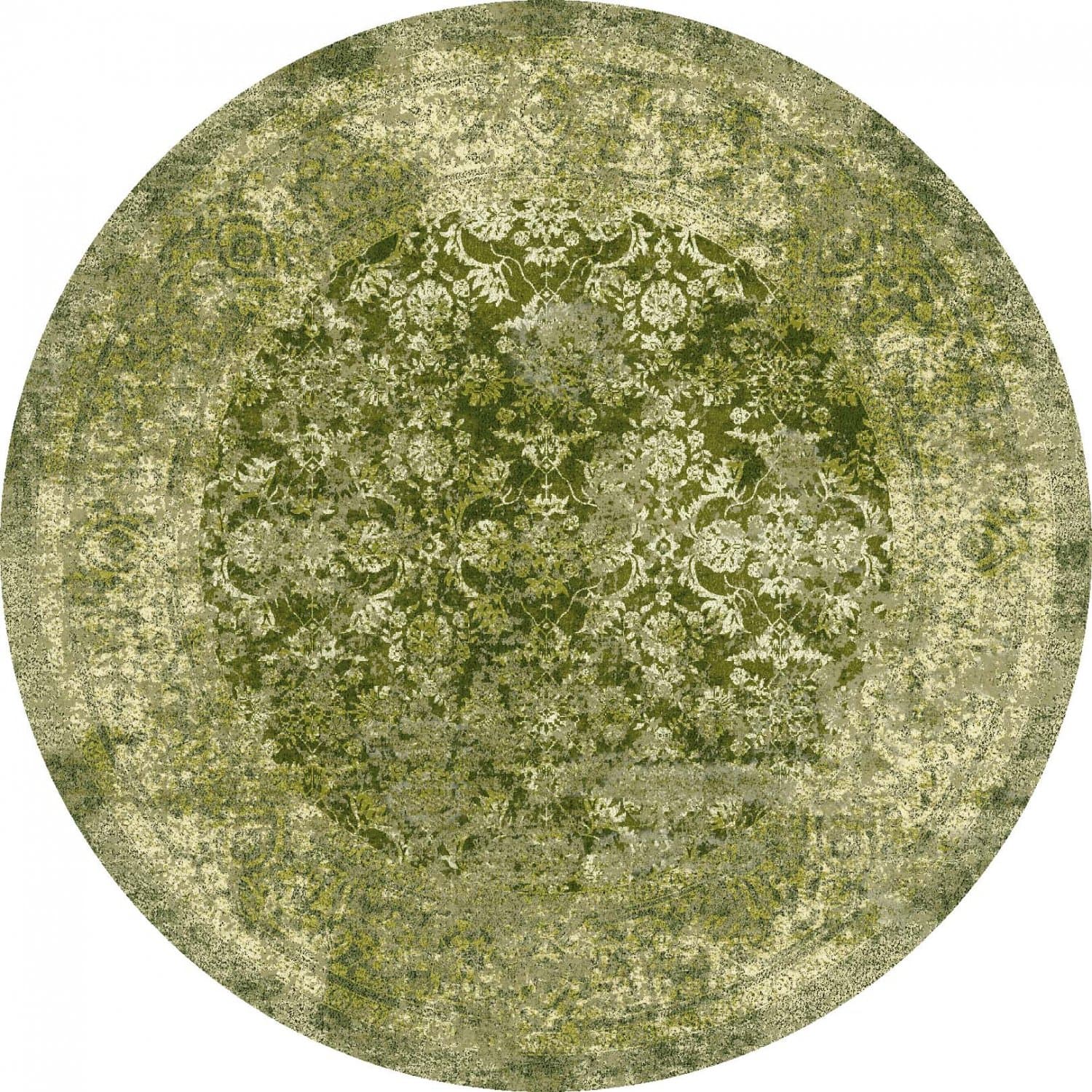 Rund Teppich - Denizli (grün) (Größe: Ø 160 cm)