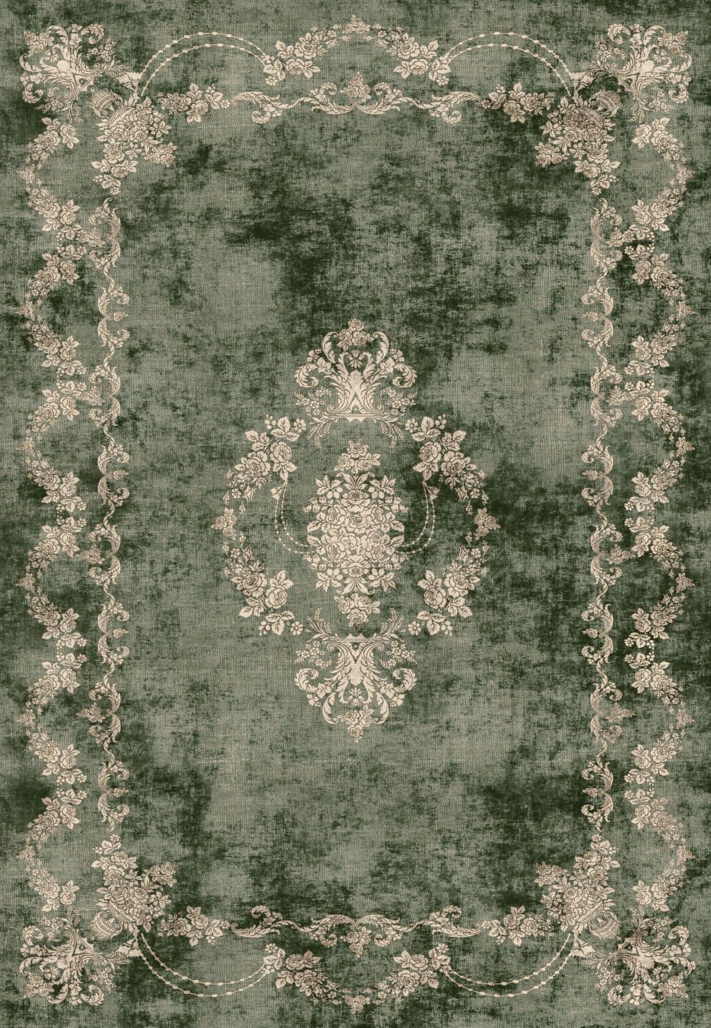 Wilton-Teppich - Taknis (grün) (Größe: 240 x 340 cm)