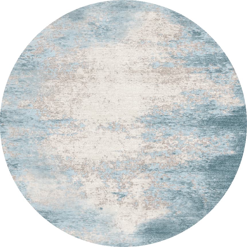 Rund Teppich - Zarzi (blau) (Größe: Ø 200 cm)