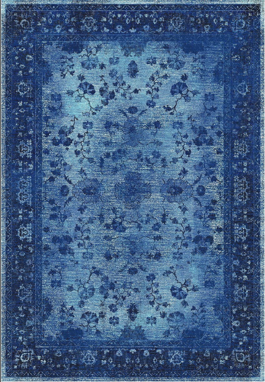 Wilton-Teppich - Gombalia (blau) (Größe: 130 x 190 cm)