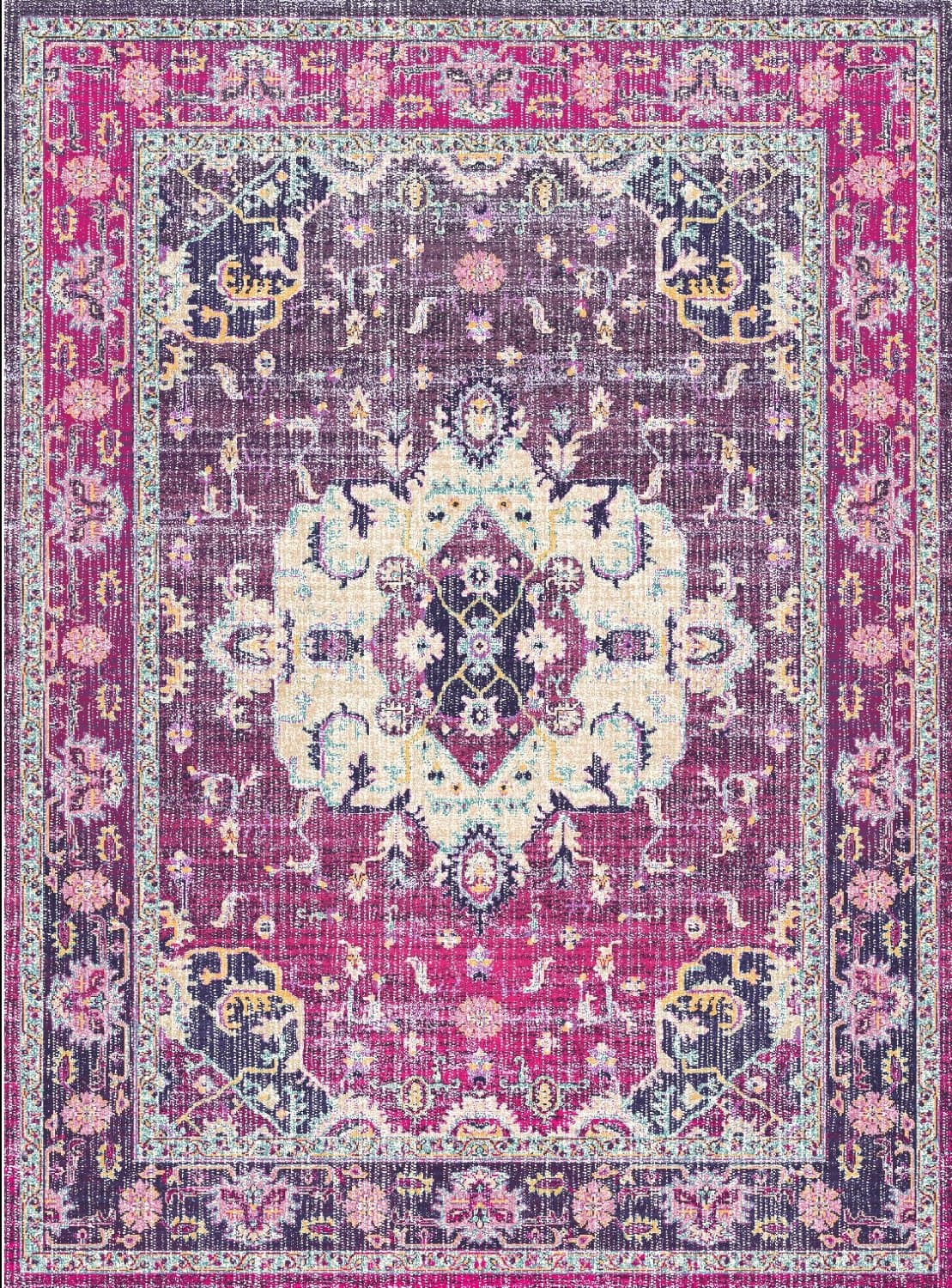 Wilton-Teppich - Siliana (rosa) (Größe: 200 x 280 cm)