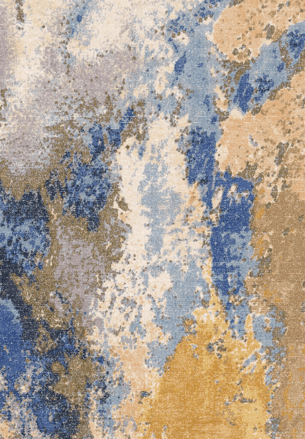 Wilton-Teppich - Travale (grau/blau/multi) (Größe: 160 x 230 cm)