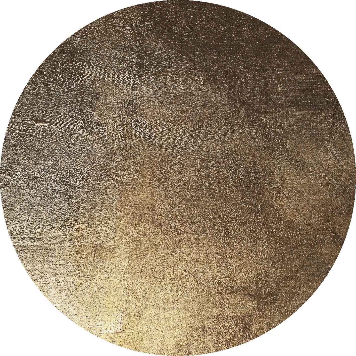 Rund Teppich - Oristano (braun/gold) (Größe: Ø 160 cm)