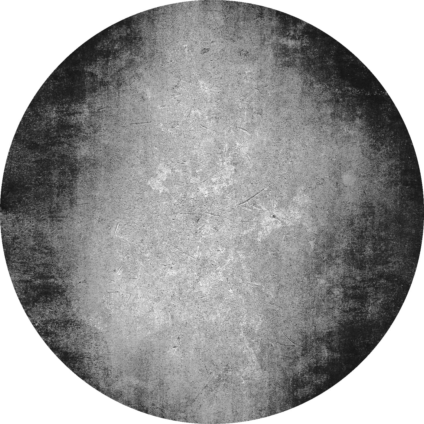 Rund Teppich - Megara (grau) (Größe: Ø 160 cm)