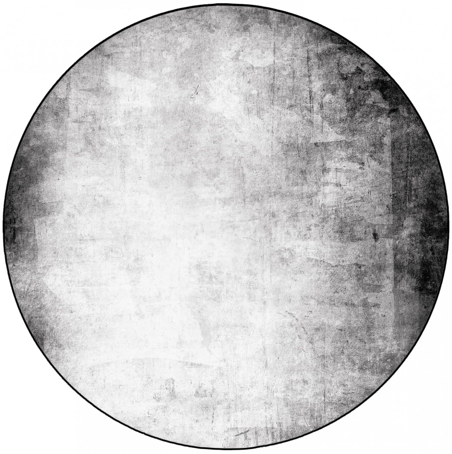 Rund Teppich - Rosia (grau) (Größe: Ø 200 cm)