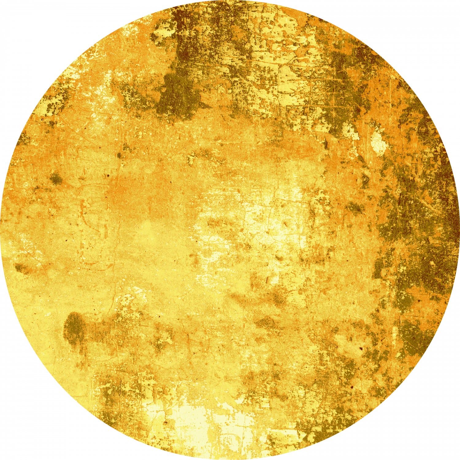 Rund Teppich - Salitto (gold) (Größe: Ø 200 cm)