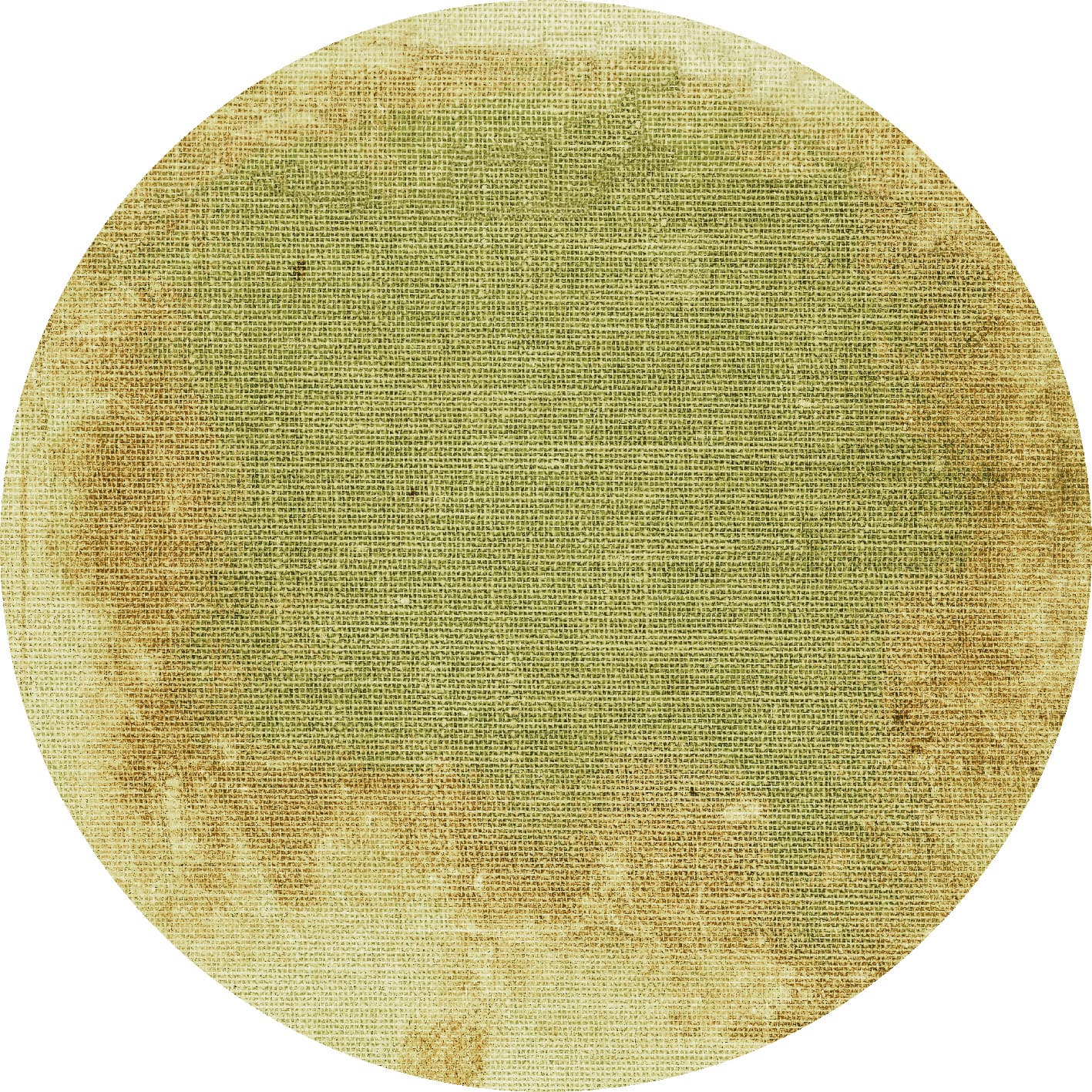 Rund Teppich - Albaida (grün) (Größe: Ø 200 cm)