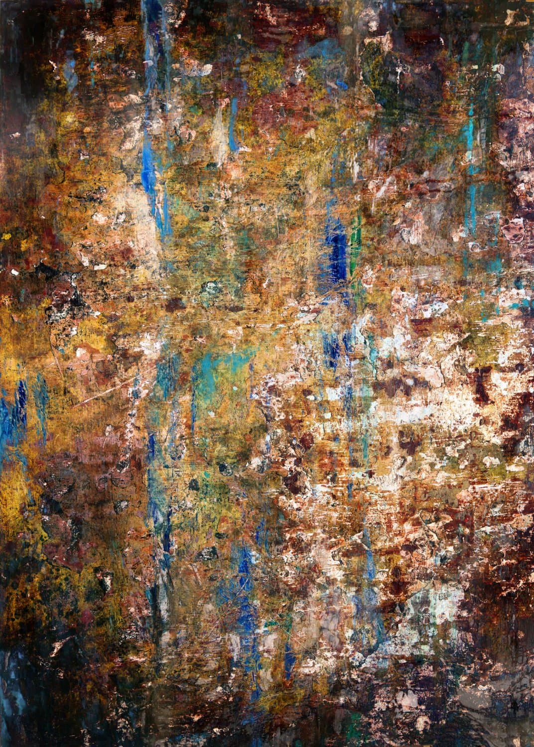 Wilton-Teppich - Trepito (braun/blau/multi) (Größe: 160 x 230 cm)