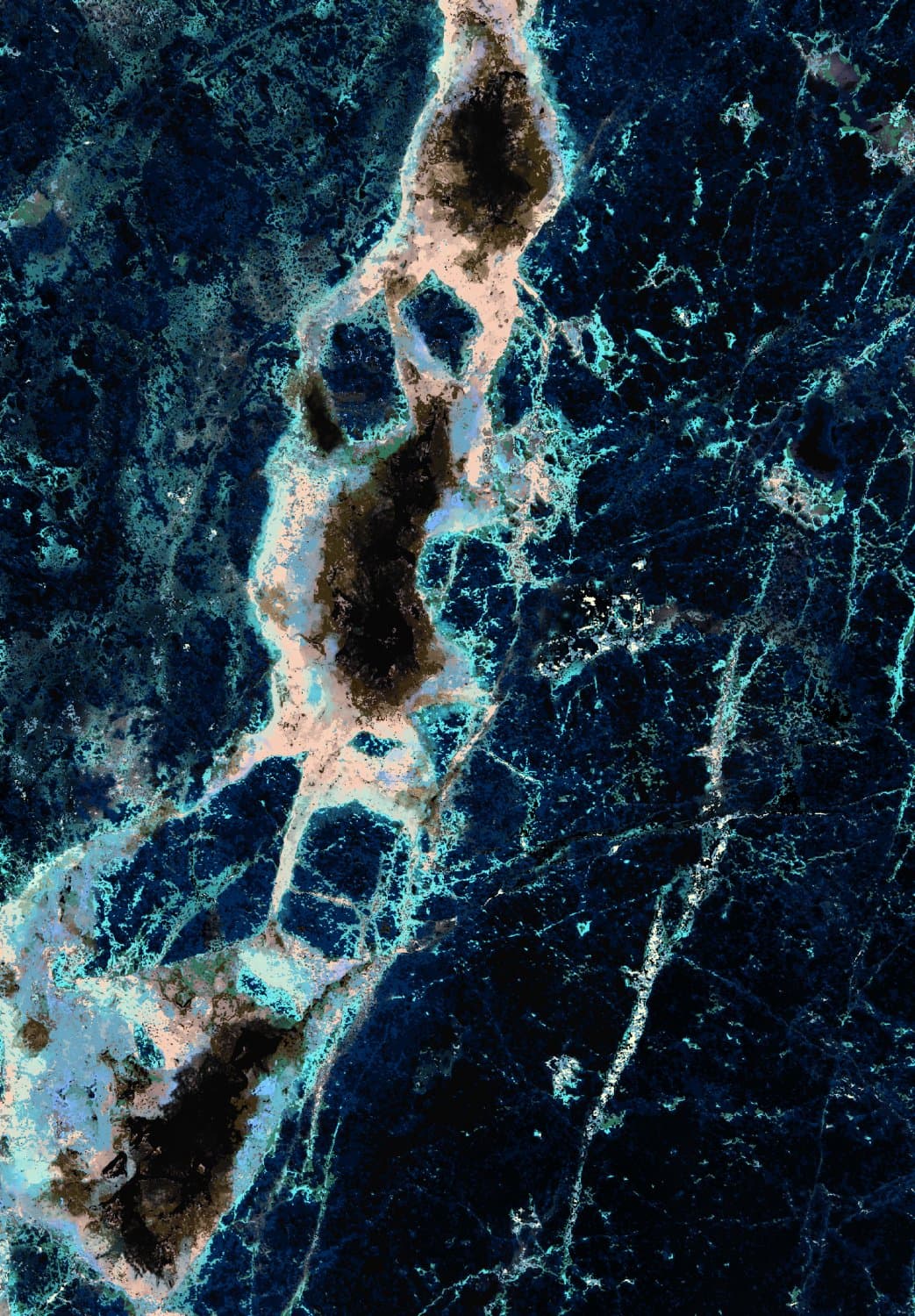 Wilton-Teppich - Narbolia (blau/multi) (Größe: 160 x 230 cm)