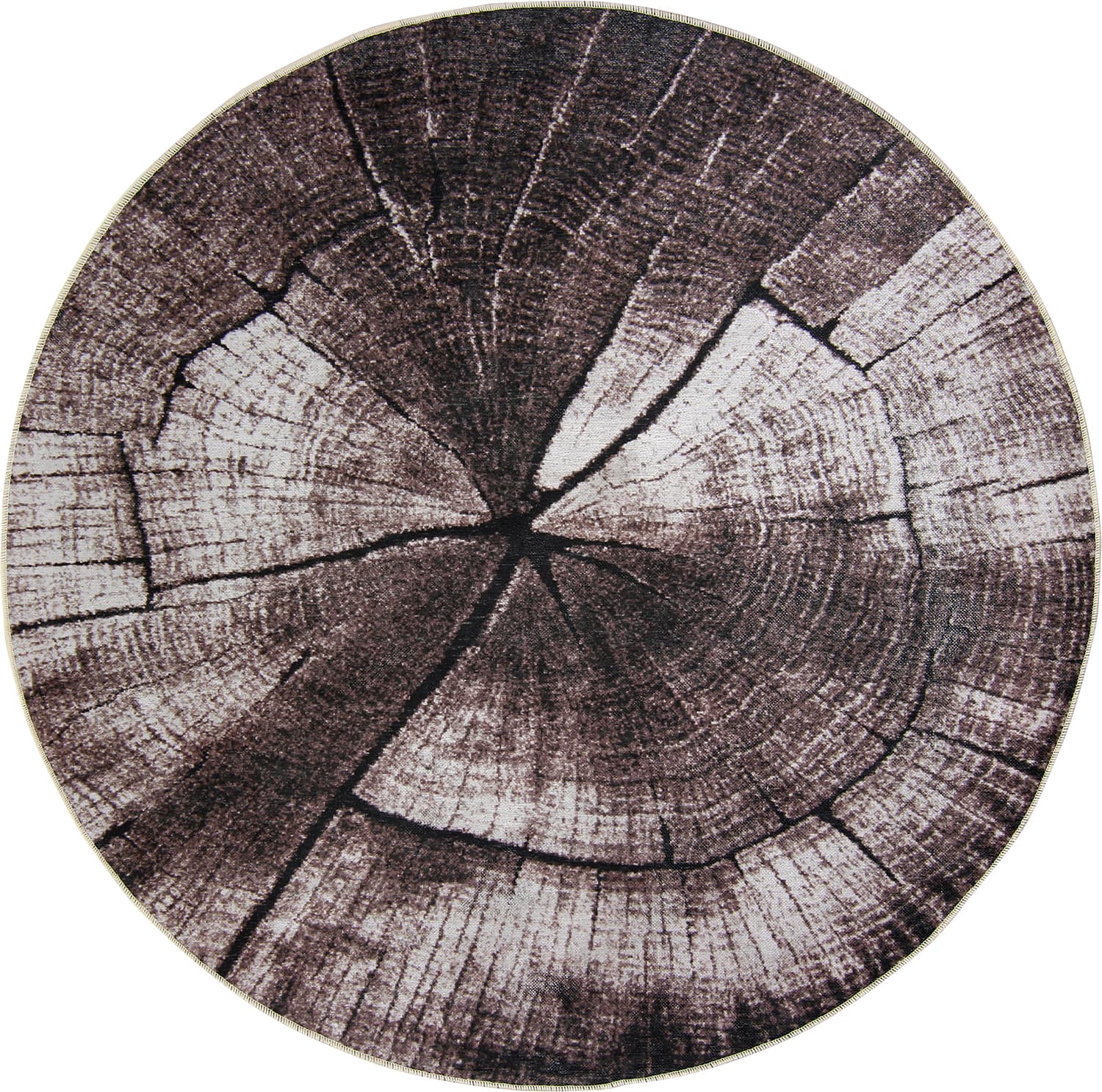 Rund Teppich - Event (grau) (Größe: Ø 240 cm)