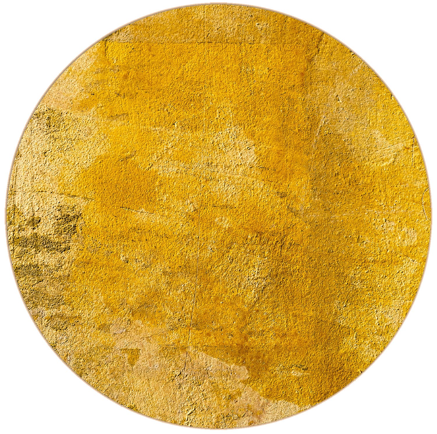 Rund Teppich - Arbus (gold) (Größe: Ø 160 cm)