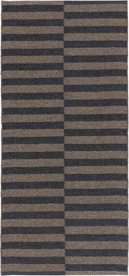 Kunststoffteppiche - Der Horred-Teppich Irma (schwarz) (Größe: 70 x 100 cm)