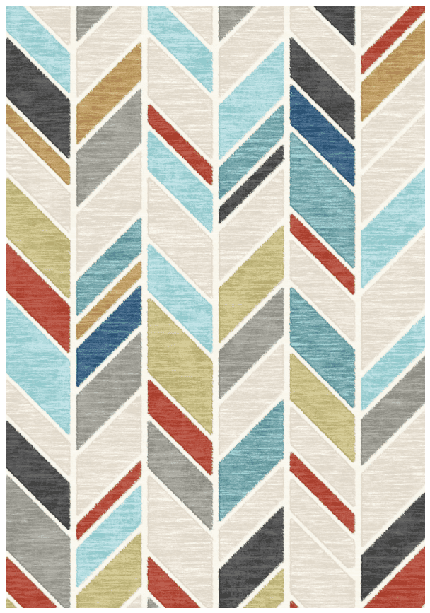 Wilton-Teppich - Isola (bunt) (Größe: 200 x 280 cm)
