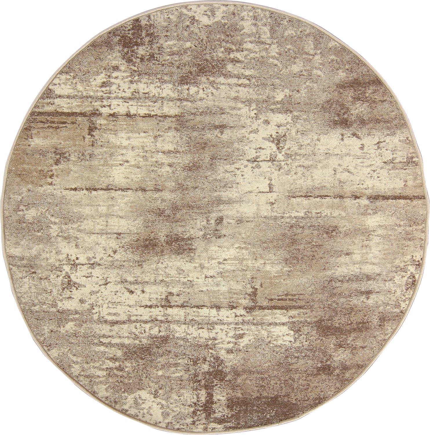 Rund Teppich - Kebira (beige) (Größe: Ø 200 cm)