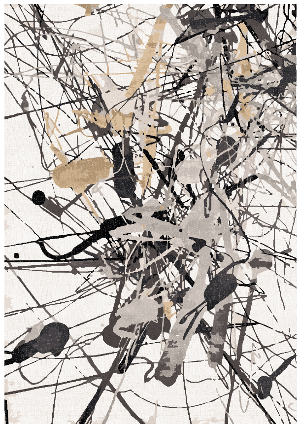 Wilton-Teppich - Lawrance (grau/weiß) (Größe: 200 x 280 cm)