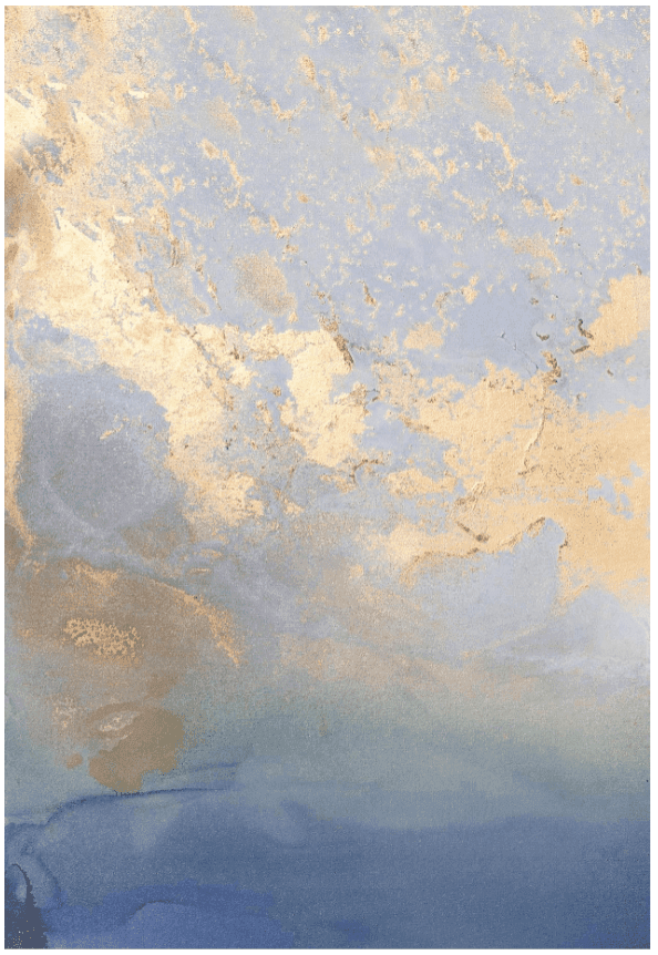Wilton-Teppich - Lesley (blau/gold) (Größe: 160 x 230 cm)