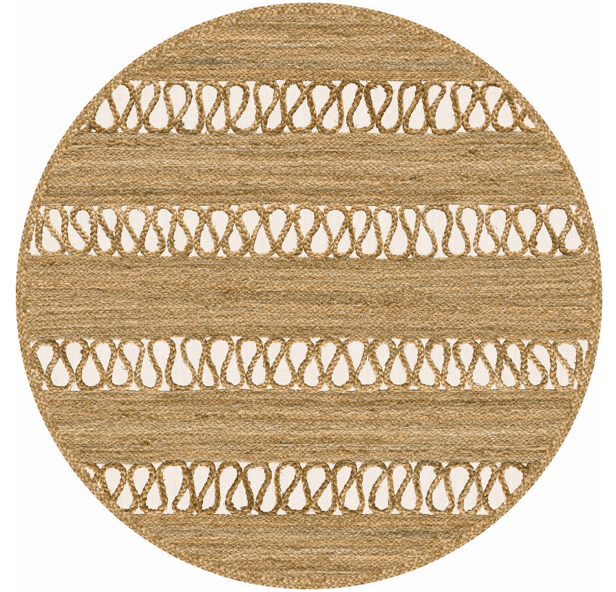 Rund Teppich - Levie (beige) (Größe: Ø 180 cm)