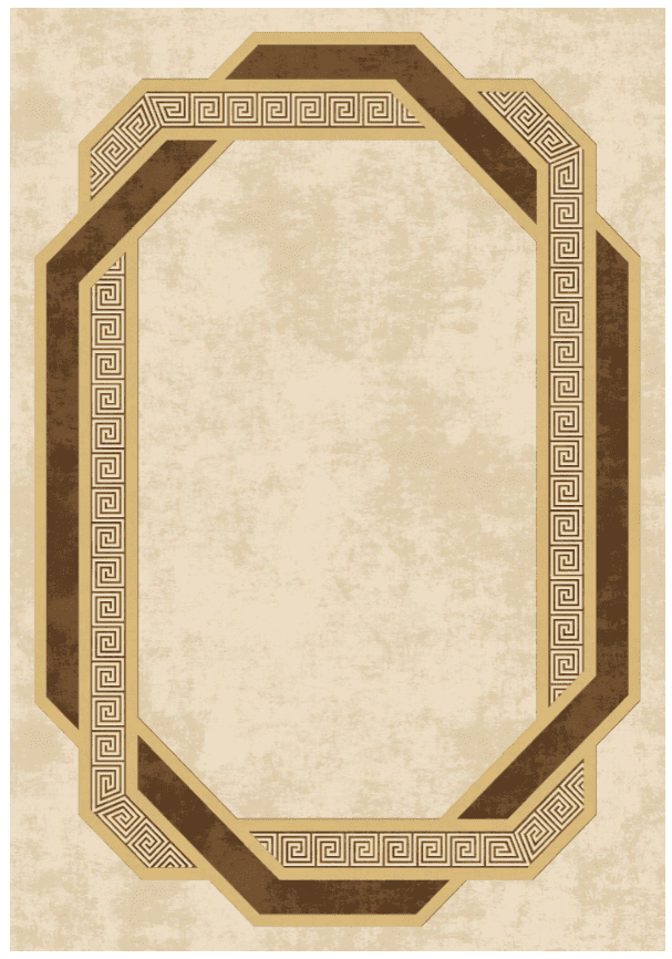 Wilton-Teppich - Olympia (beige/braun) (Größe: 160 x 230 cm)