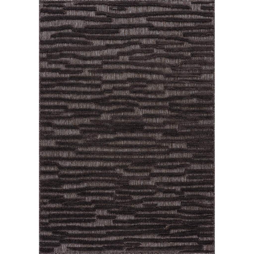 Shaggy Indoor-Outdoor - Neston (anthrazit) (Größe: 200 x 290 cm)