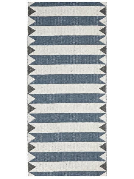 Kunststoffteppiche - Der Horred-Teppich Peak (blau) (Größe: 70 x 350 cm)