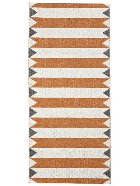 Kunststoffteppiche - Der Horred-Teppich Peak (orange) (Größe: 150 x 200 cm)