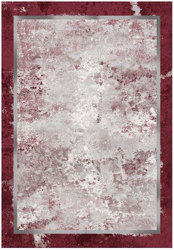 Wilton-Teppich - Peri (rot/bunt) (Größe: 160 x 230 cm)