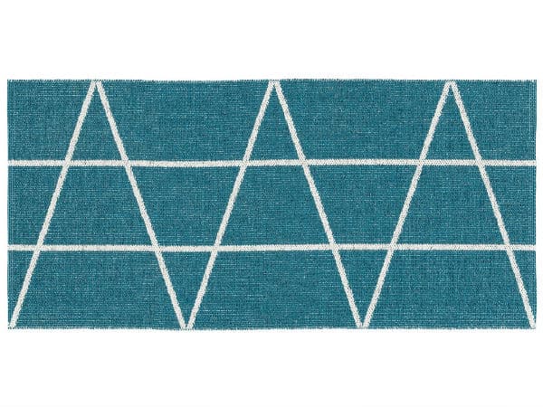 Kunststoffteppiche - Der Horred-Teppich Viggen (blau) (Größe: 70 x 50 cm)