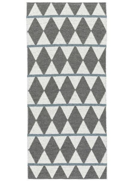 Kunststoffteppiche - Der Horred-Teppich Zigge (grau) (Größe: 70 x 50 cm)