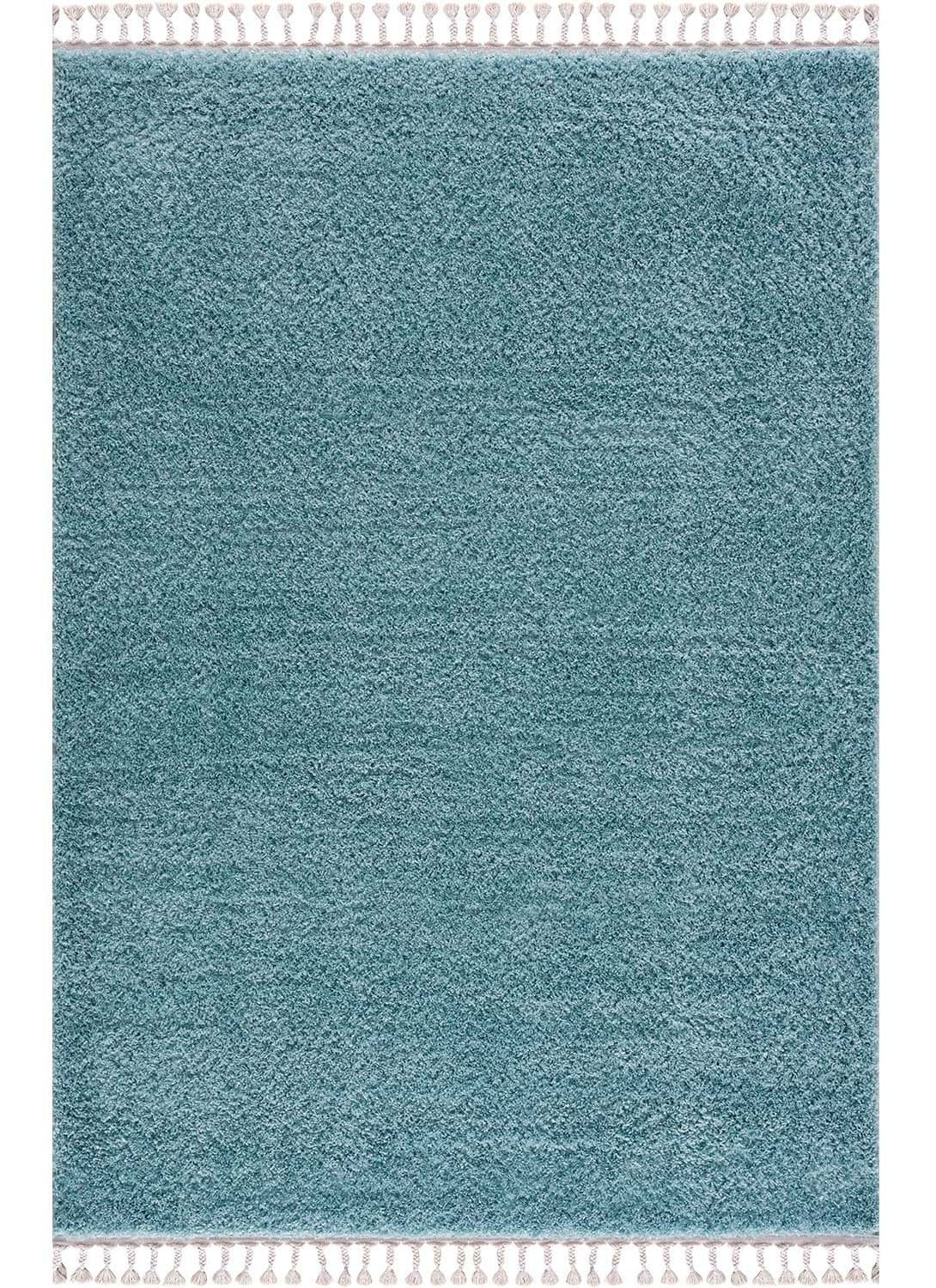 Hochflorteppiche - Cudillero (blau) (Größe: 200 x 290 cm)