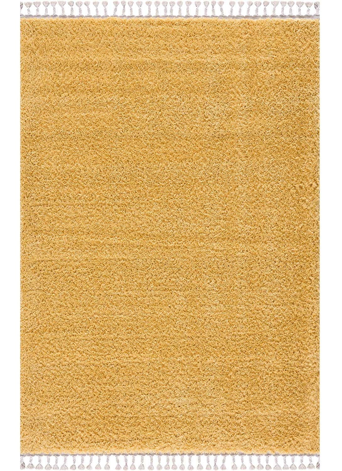 Hochflorteppiche - Cudillero (gelb) (Größe: 80 x 300 cm)