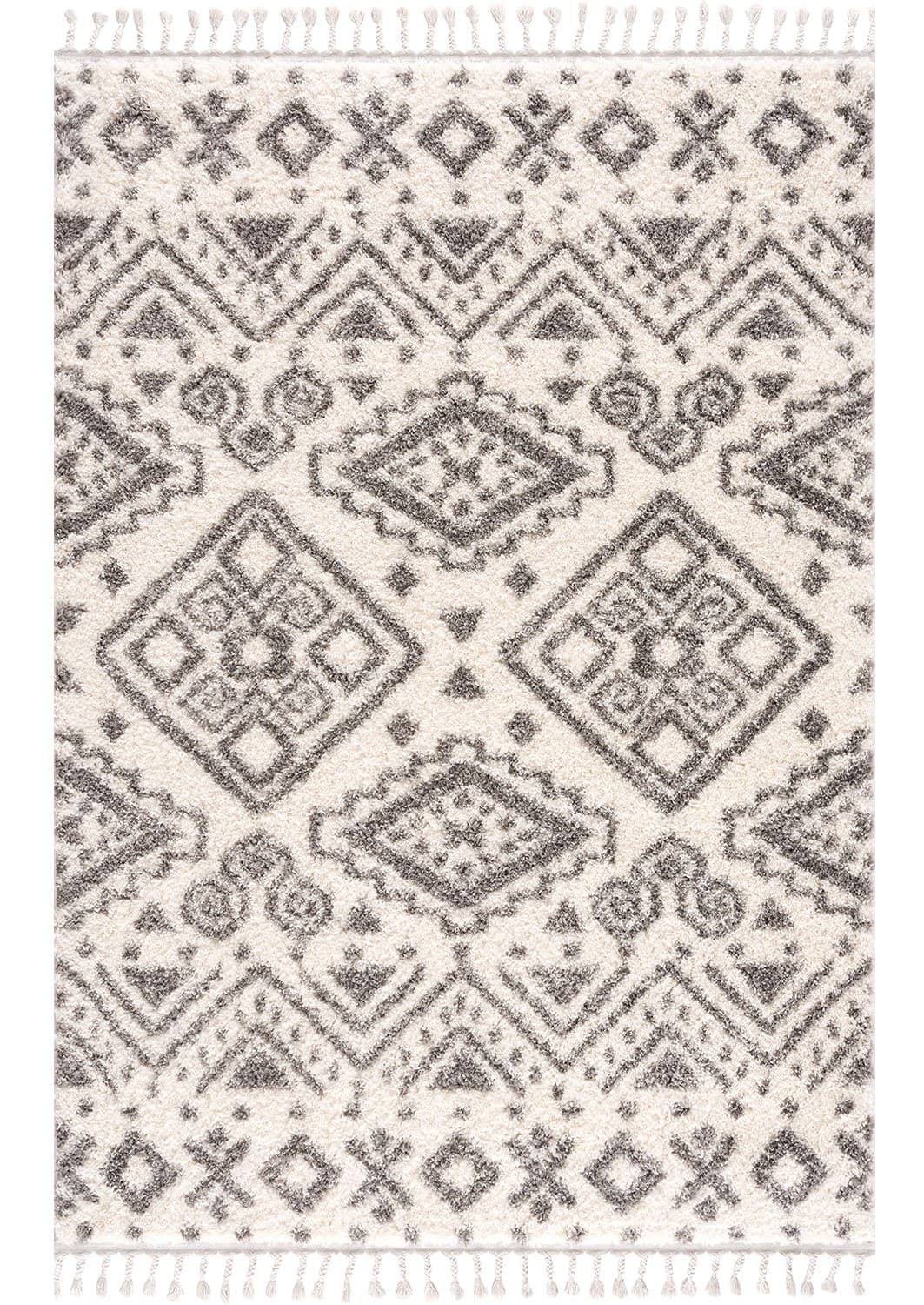 Hochflorteppiche - Imbabura (beige) (Größe: 80 x 300 cm)