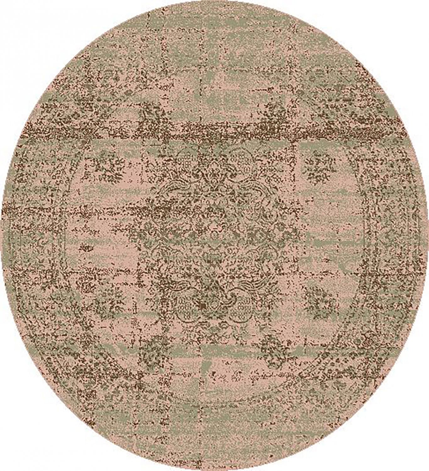 Rund Teppich - Peking Royal (rosa) (Größe: Ø 120 cm)