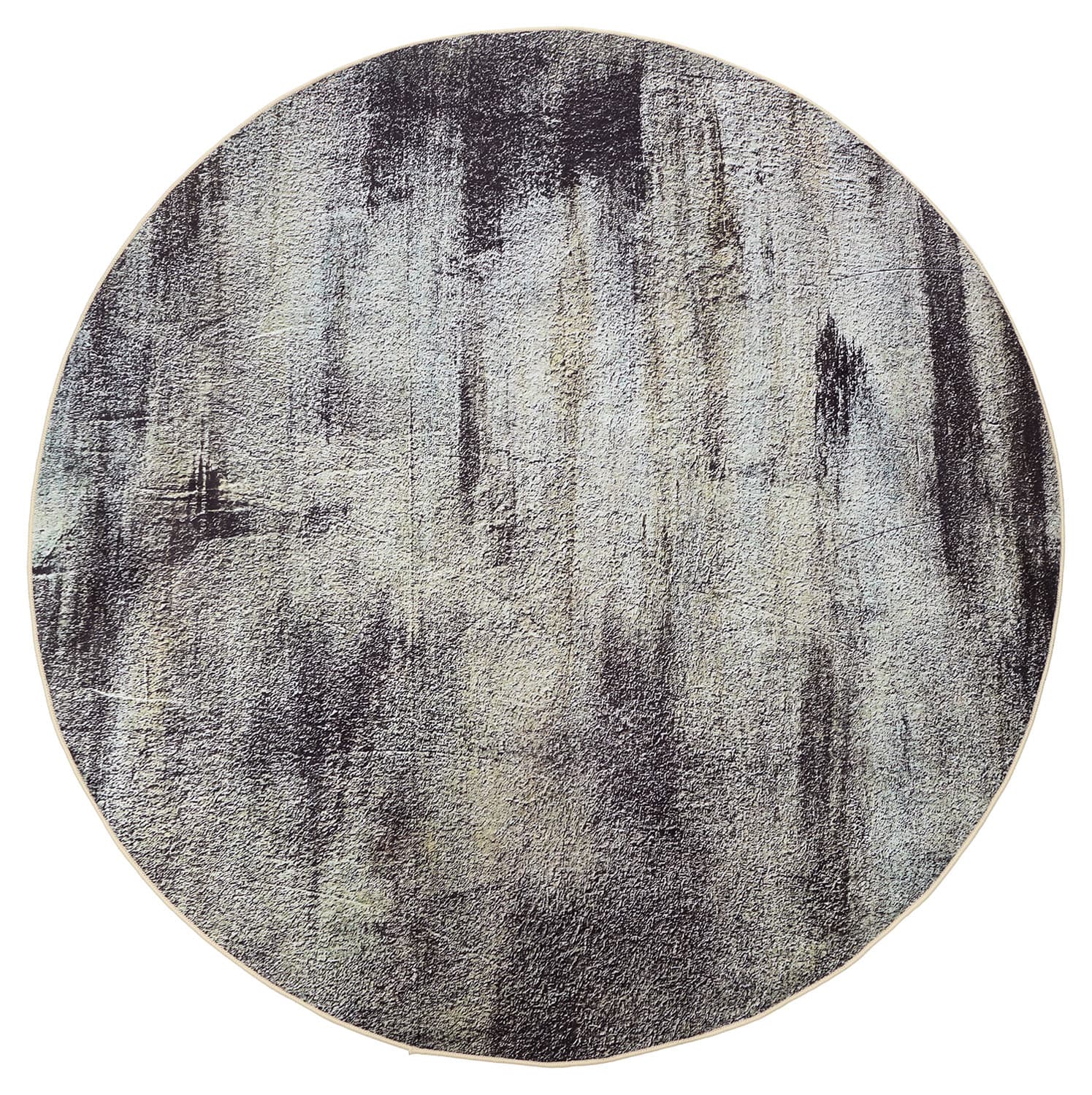 Rund Teppich - Polia (grau/braun) (Größe: Ø 160 cm)
