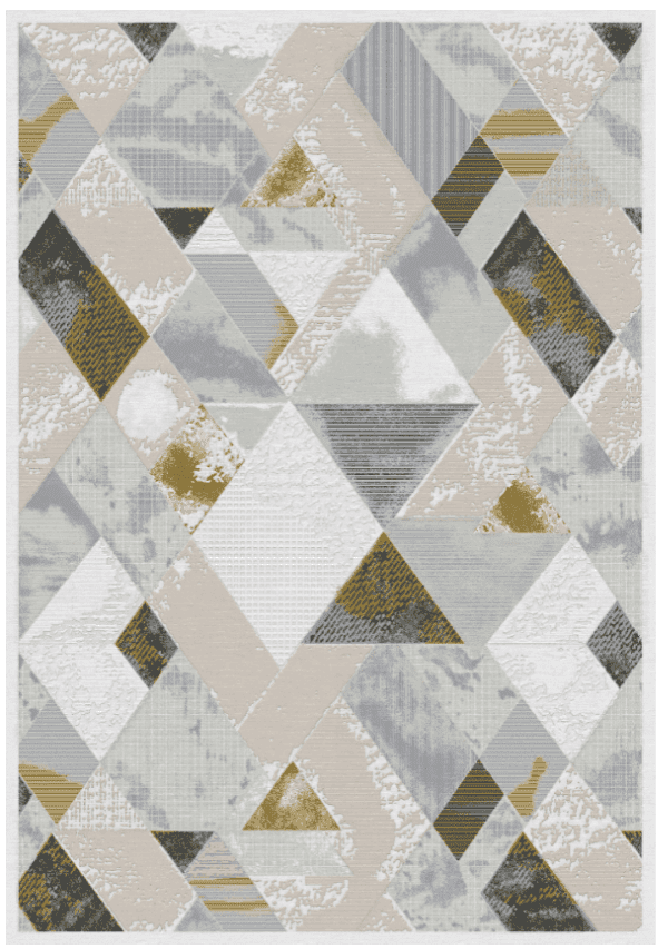Wilton-Teppich - Samos (grau/bunt) (Größe: 200 x 280 cm)