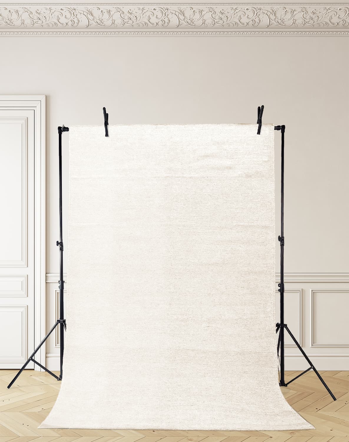 Wollteppich - Hamilton (weiß) (Größe: 60 x 120 cm)