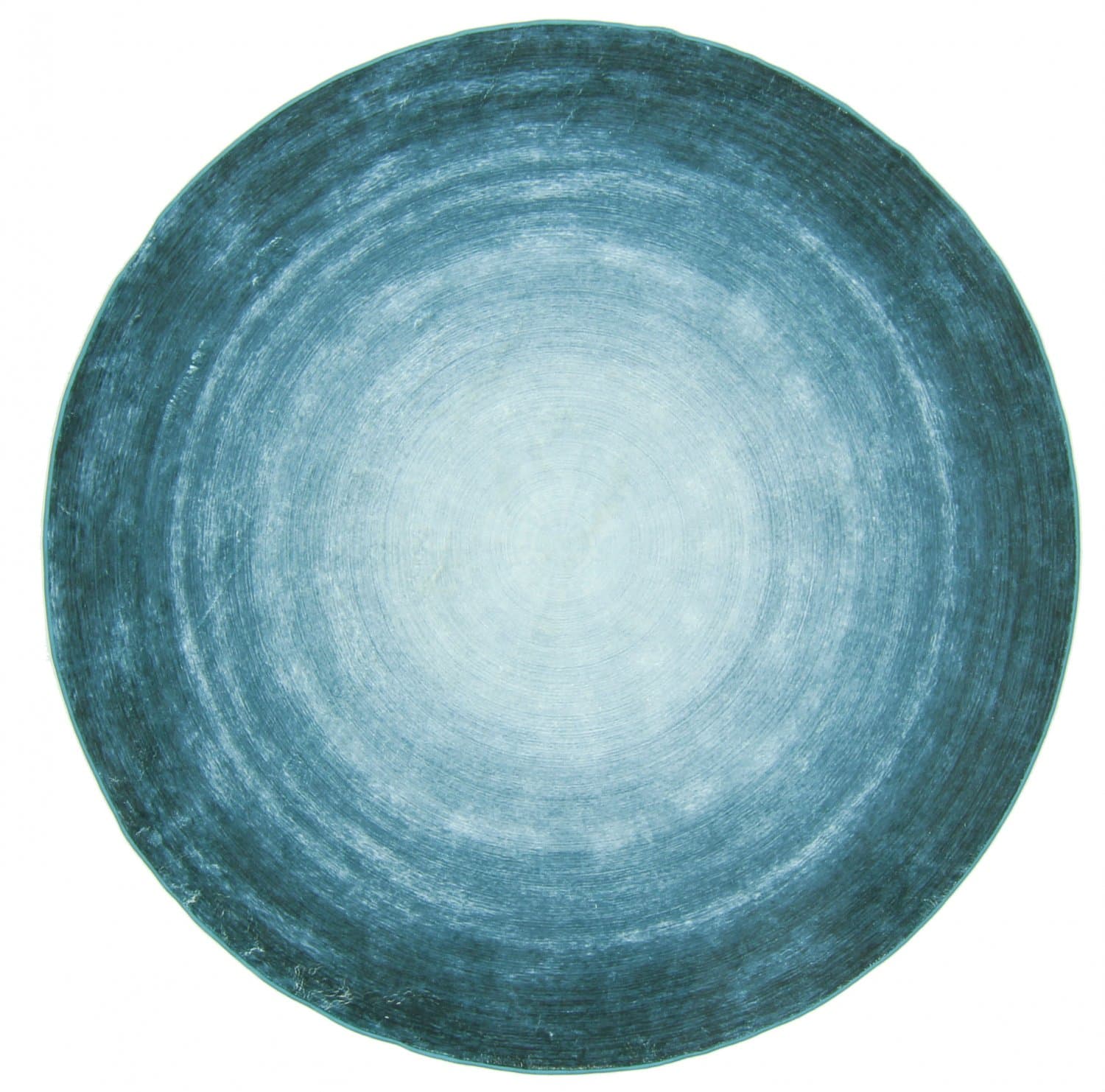 Rund Teppich - Shade (türkis) (Größe: Ø 80 cm)