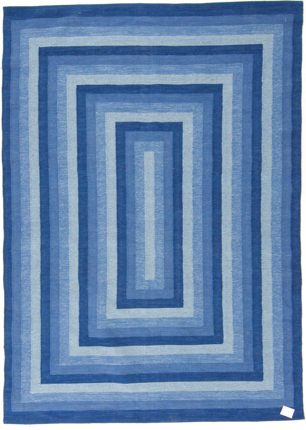 Flickenteppich - Chania (blau) (Größe: 200 x 300 cm)